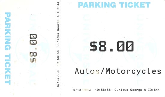 2002 road trip vacation to California